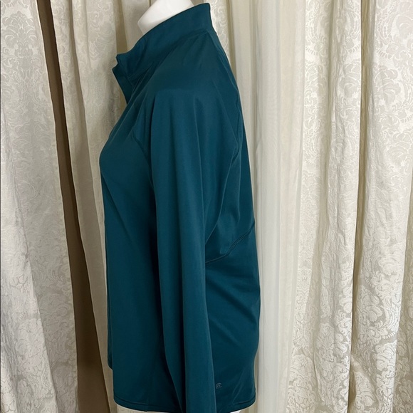 Champion Teal Quarter-Zip Long Sleeve - Picture 3 of 4